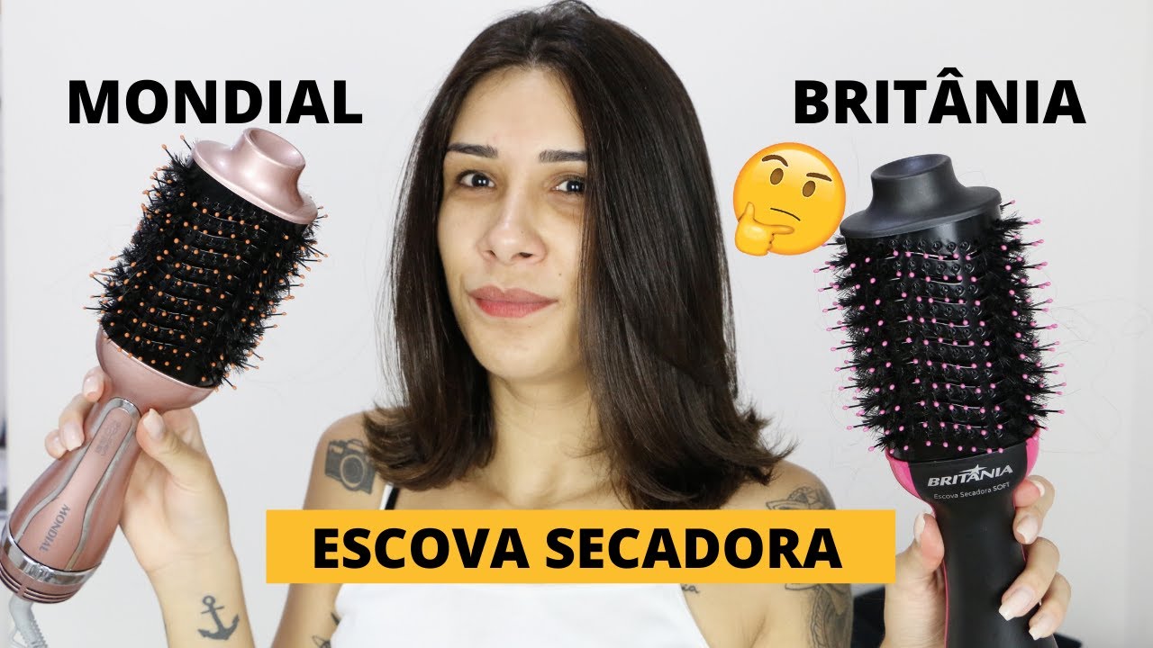 QUAL É A MELHOR ESCOVA SECADORA, MONDIAL OU BRITÂNIA? @MondialBR  @Britânia Eletrodomésticos