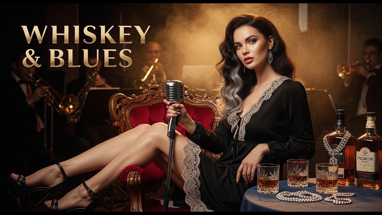 Relaxing Whiskey Blues 🎸 Best Slow Blues & Rock Ballads with Soulful Electric Guitar
