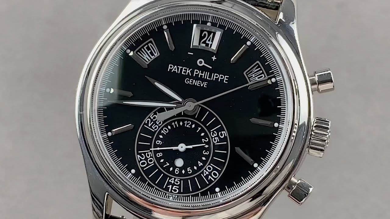 Patek Philippe 5960P-016 - Platinum Annual Calendar Chronograph Watch Review