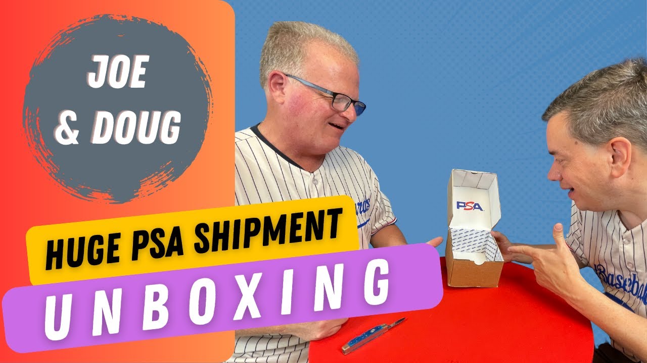 Распаковка огромной партии PSA | Микки Мэнтл, Майкл Джордан, Хэнк Аарон | Спортивные карточки с Д...