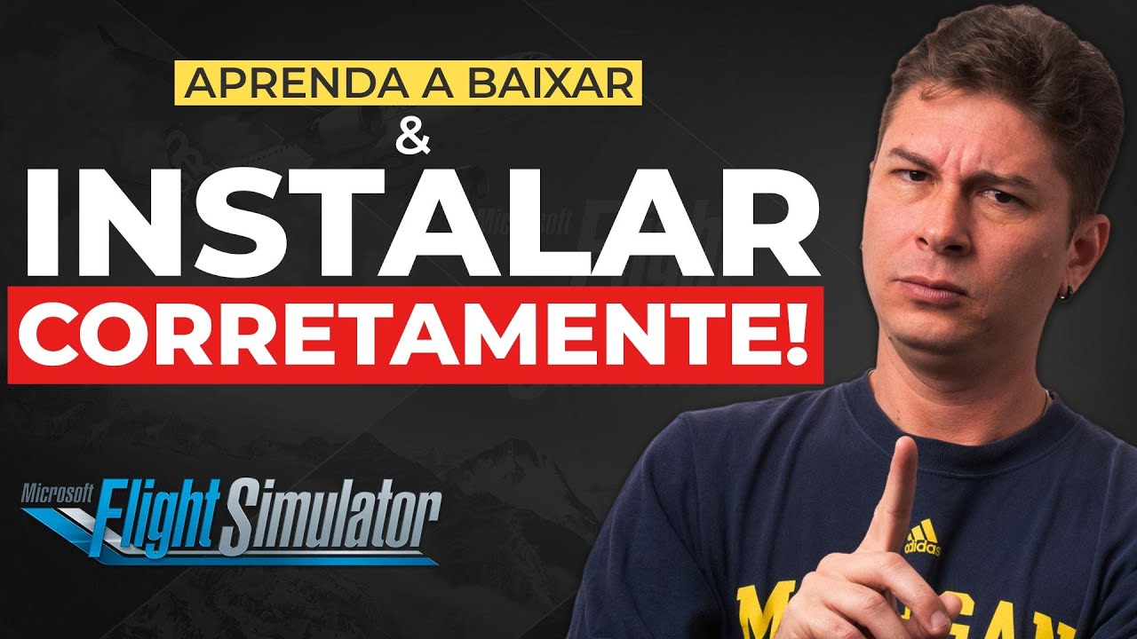 COMO INSTALAR O FLIGHT SIMULATOR CORRETAMENTE EM SEU PC