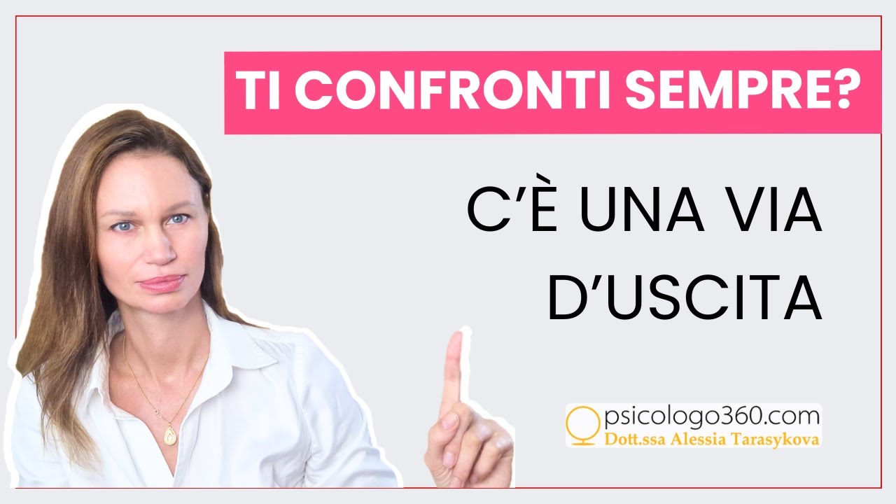 Non Confrontarti Più con gli Altri | Confronto, Invidia e Autostima - Cosa Ti Sta Rubando Energia?