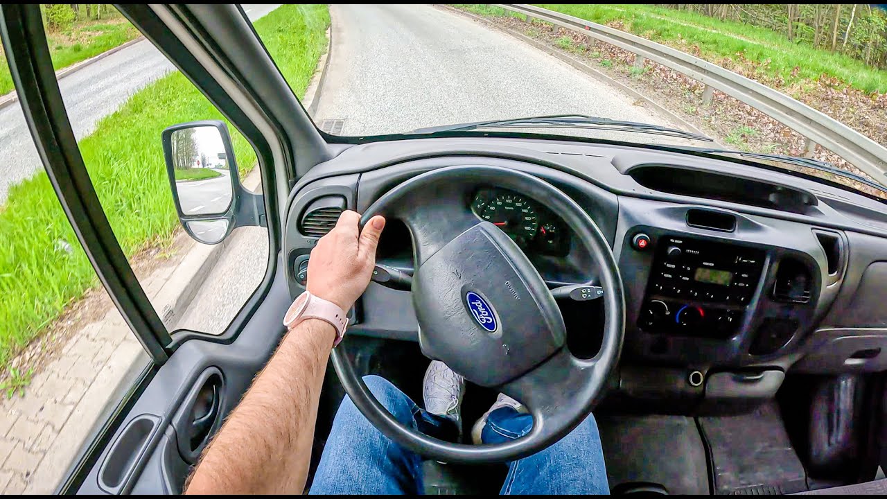 2006 Ford Transit V [2.0 TD 80 HP] |0-100| POV Test Drive #1688 Joe Black