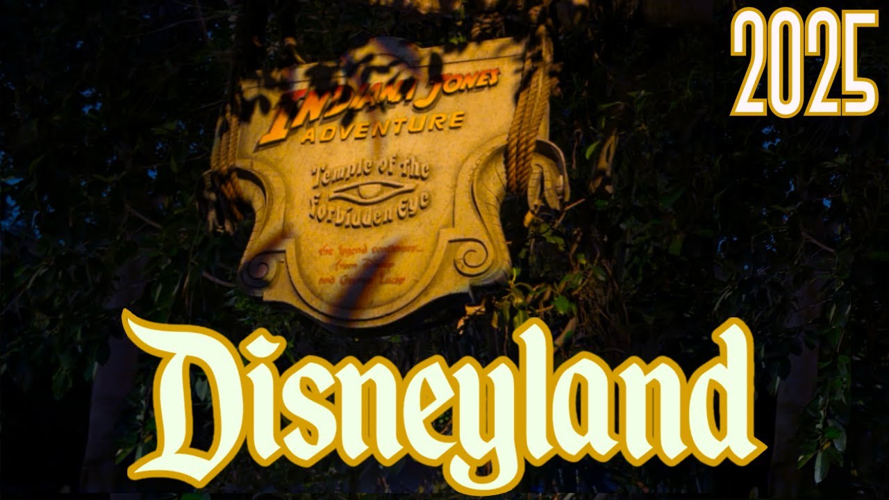 Indiana Jones Adventure - August 2025 - Disneyland Park [4K 60FPS]