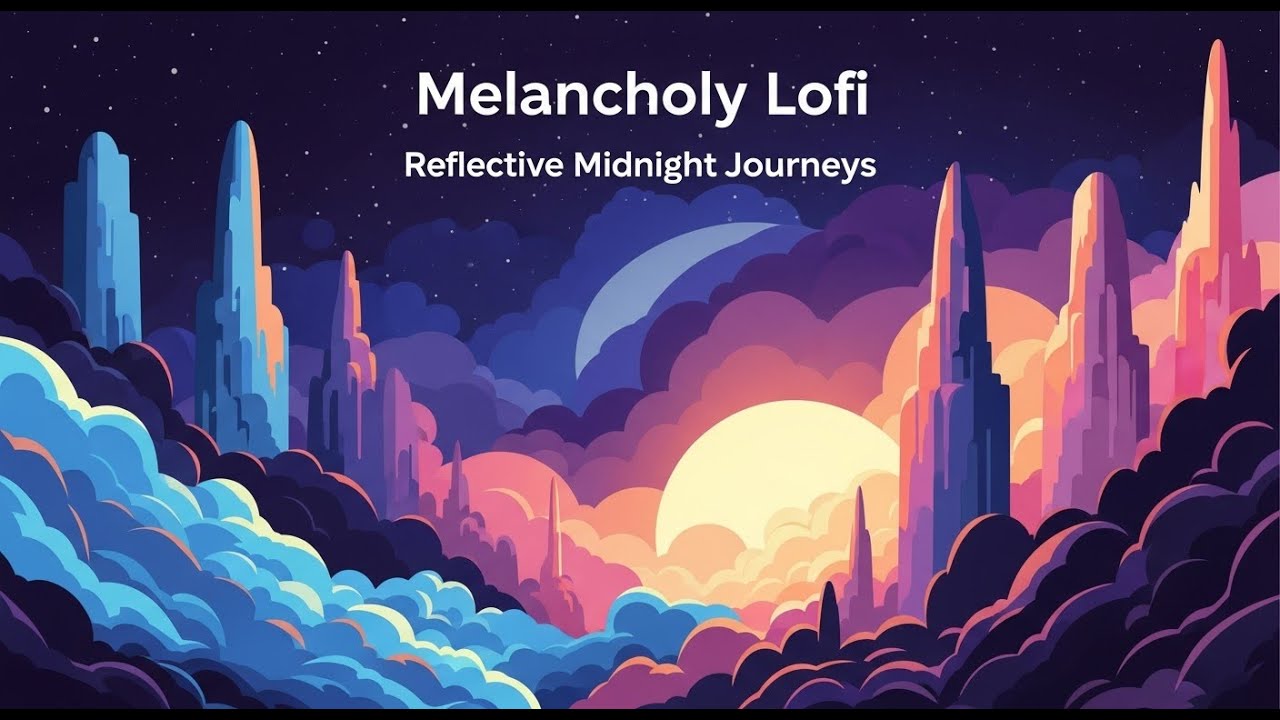 Midnight Melancholy Lofi for Reflective Journeys 🌌 (Deep Chill Mix) | Cyberpunk Lo-fi