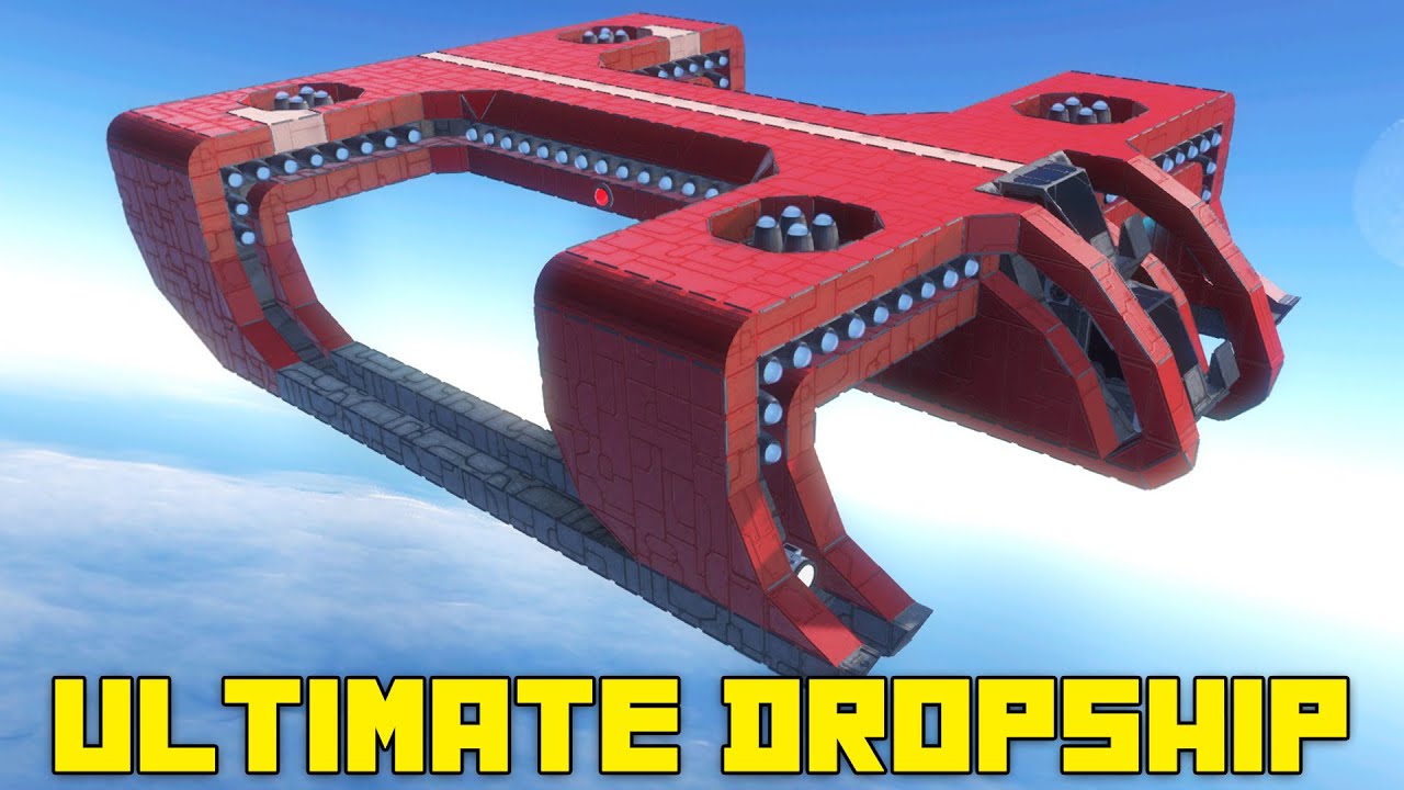 Space Engineers: Drop-Ship, Planetary CONCEPT (Currently Nonfunctional)