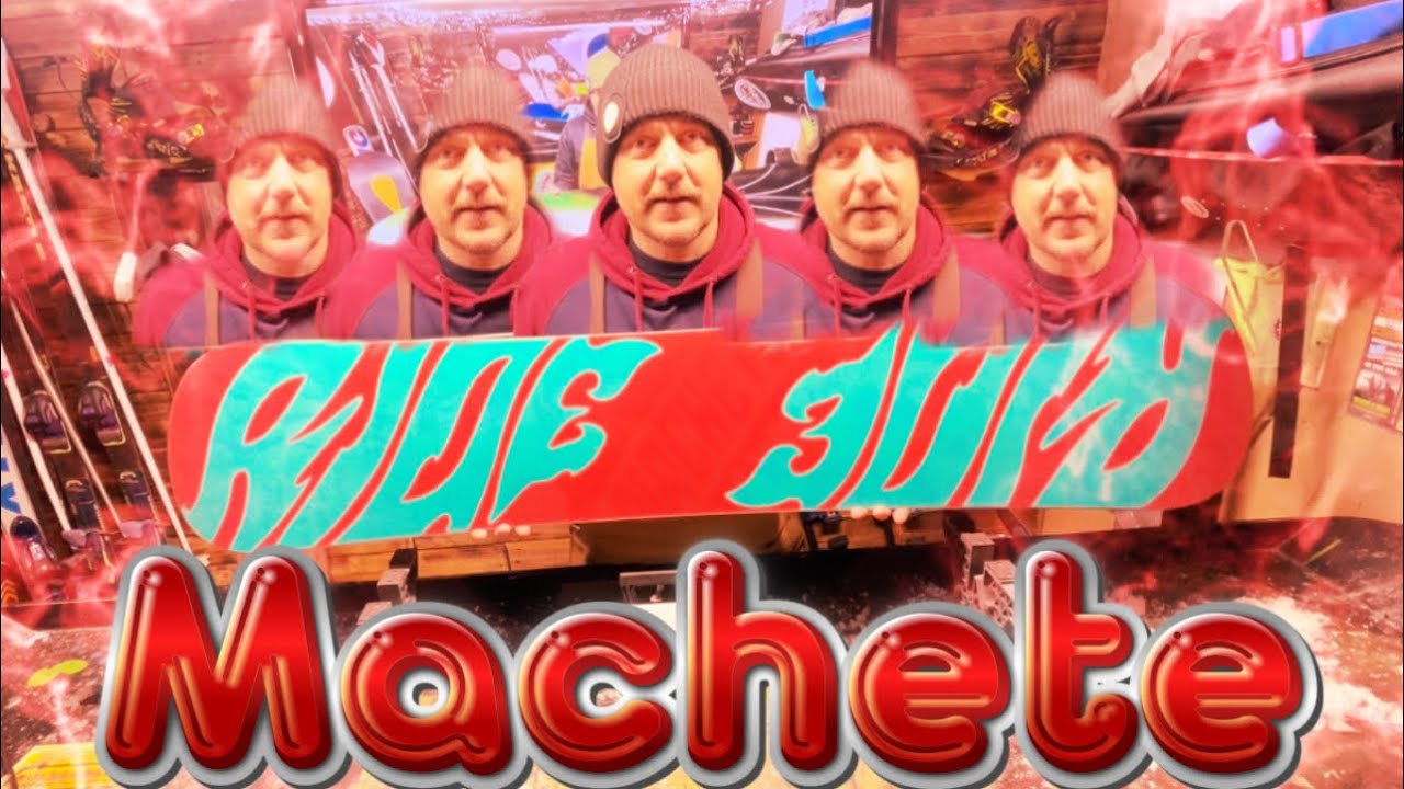 RIDE Machete snowboard great board .