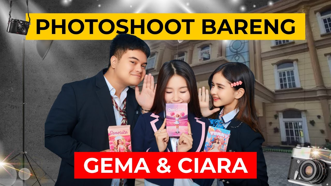 PHOTOSHOOT BARENG COUPLE ASMARA GEN Z! GEMA CIARA TERLALU GEMOYYY!😎