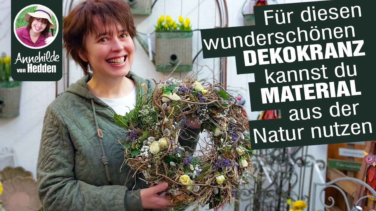 Total natürliche Dekokränze. Osterdeko  / Frühlingsdeko aus der Natur. Selber machen und sparen.