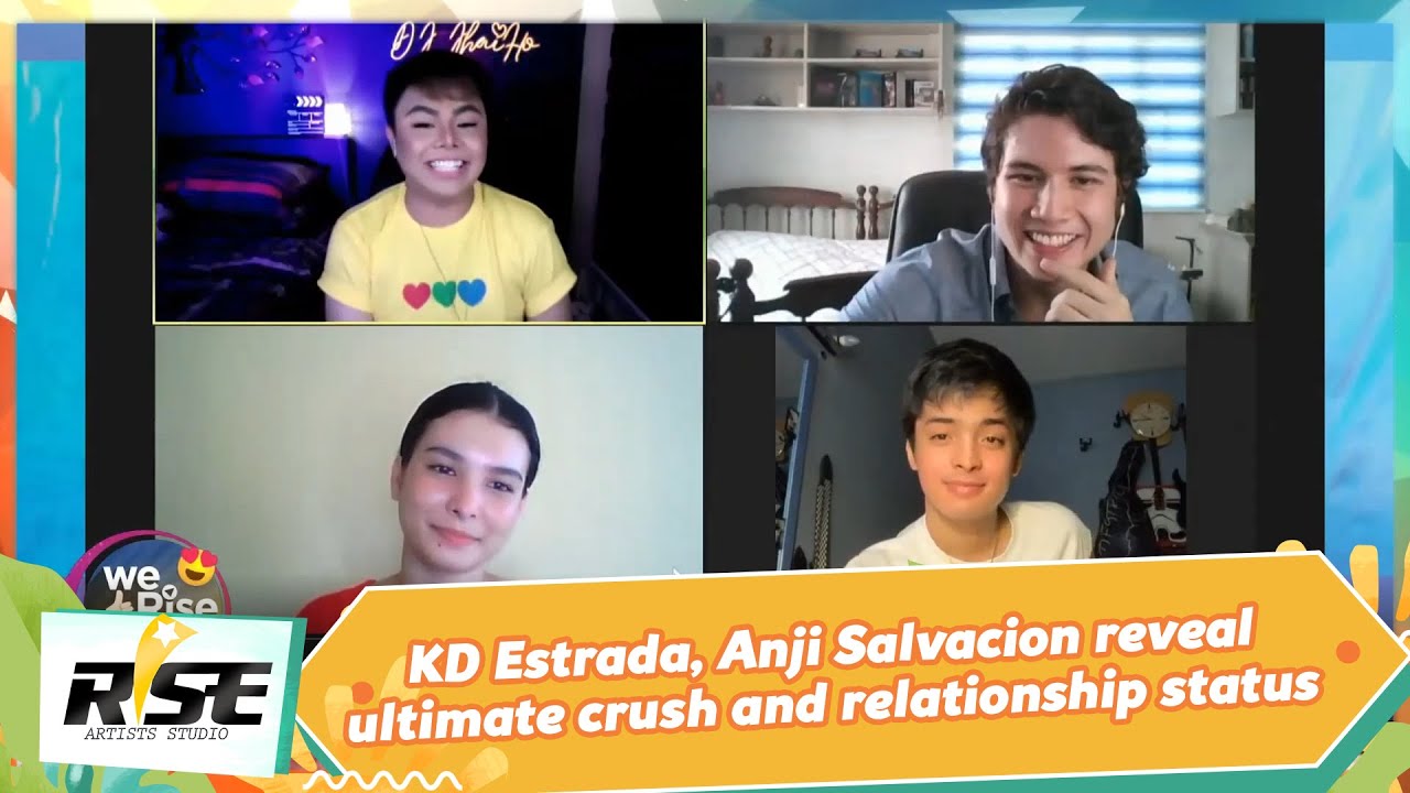 KD Estrada, Anji Salvacion reveal ultimate crush and relationship status | We Rise Together
