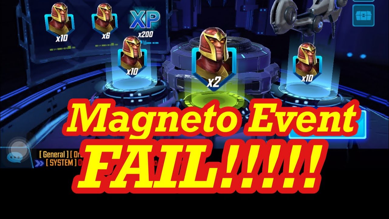 Magneto Phx Event FAIL! Event Removed Due to  incorrect Drops! Compensation?? | Marvel Strike Force