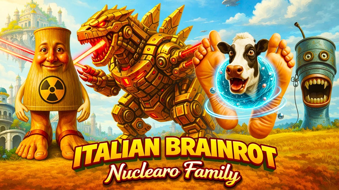 All Italian Brainrot Nuclearo Family ANIME OPENING