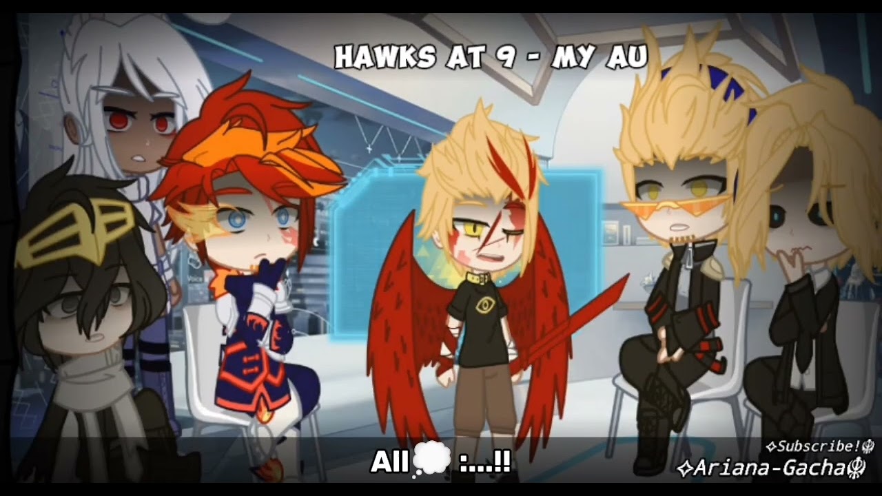 Pro Heros React To Hawks AU // MHA/BNH // No Thumbnail // Gacha Club