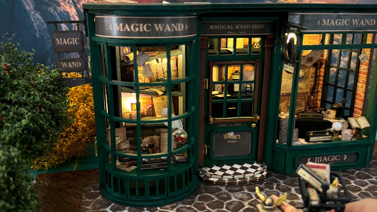 How to make a miniature wand shop
