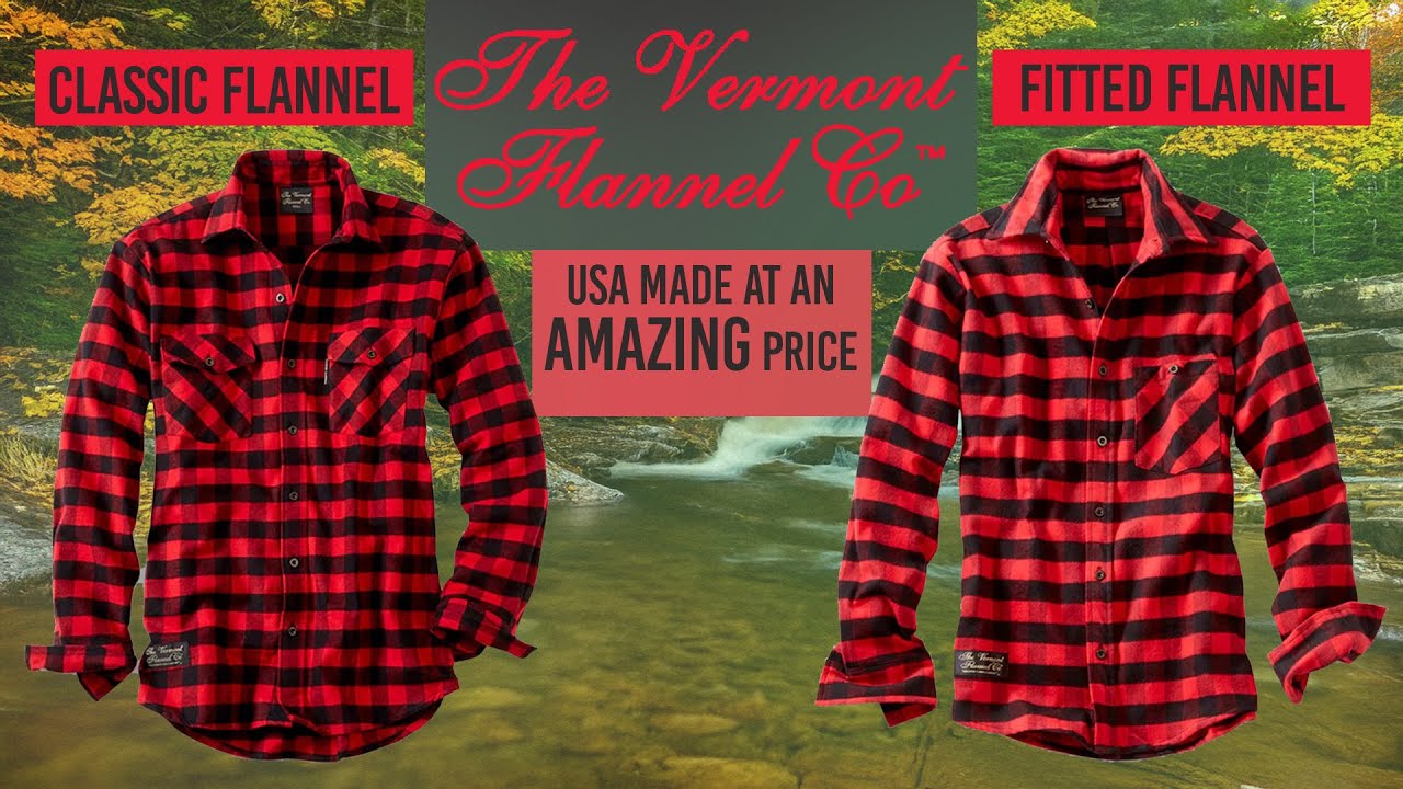 Amazing Quality at and UNBELIEVABLE Price | The Vermont Flannel Co Classic and Fitted Flannel