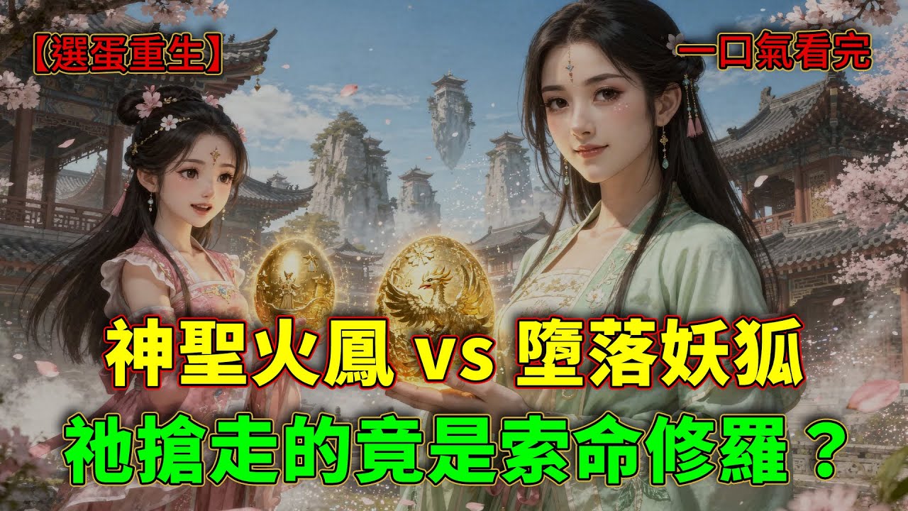 【古風爽文】重生後師妹搶走我的九尾白狐蛋，卻不知那白狐是索命修羅？我看著懷裡的神獸鳳凰笑了！