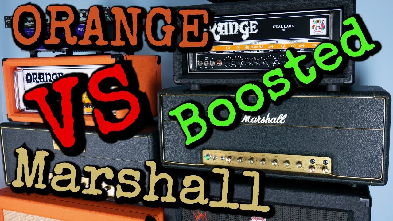 Boosted | Marshall vs Orange | Shootout | Gower Jose | Rockerverb MK III