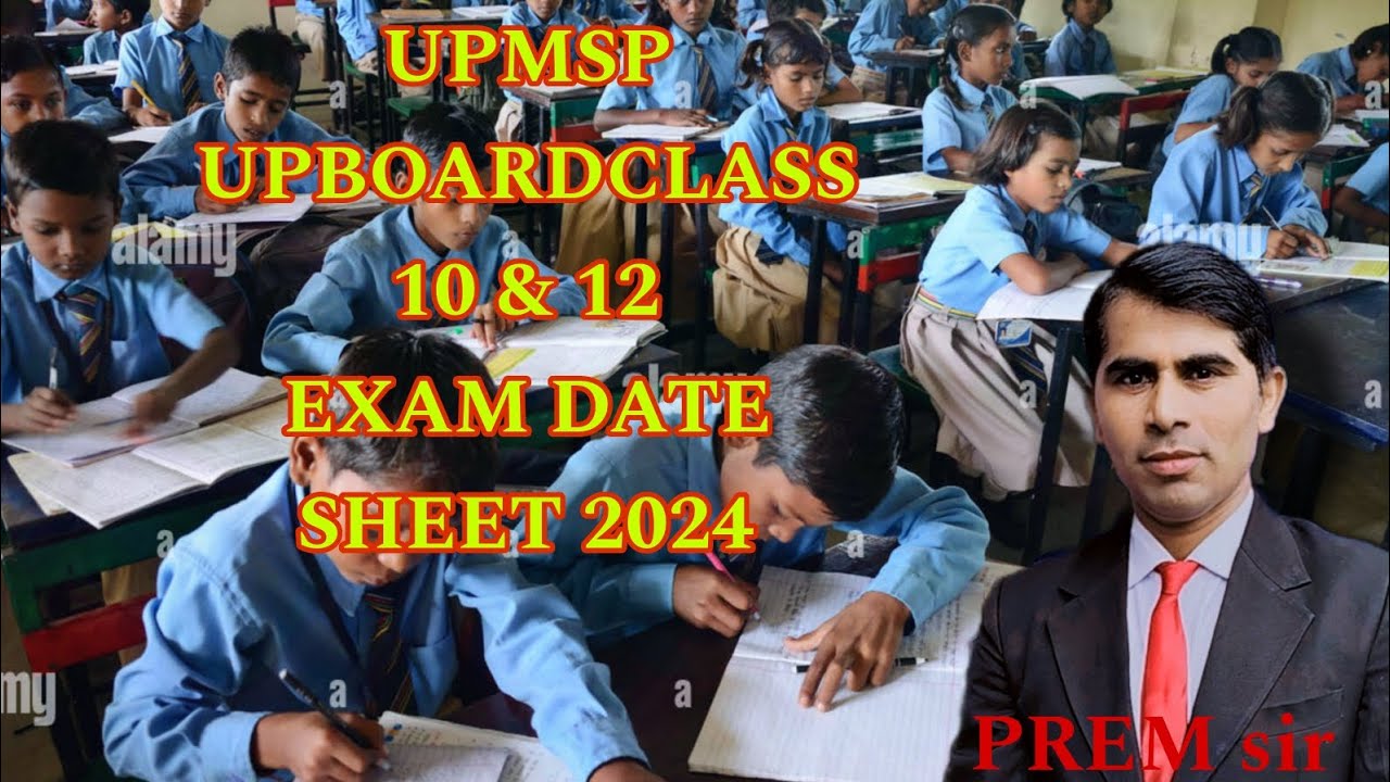 UP Board Time Table 2024, UP Board 2024 Exam date, class 10 & 12 up board exam 2024 date sheet