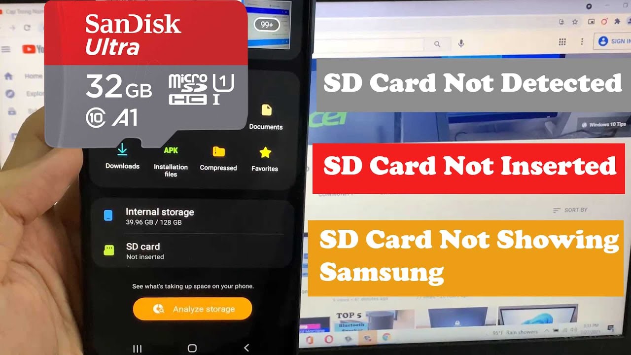Проблема с SD-картой решена | Карта не вставлена ​​| Android Samsung Mobile (Galaxy A12)