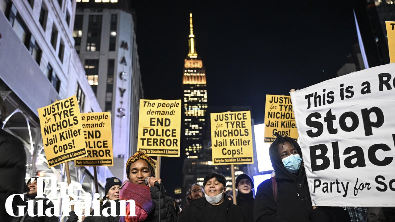Protests across US after video of fatal police beating of Tyre Nichols released