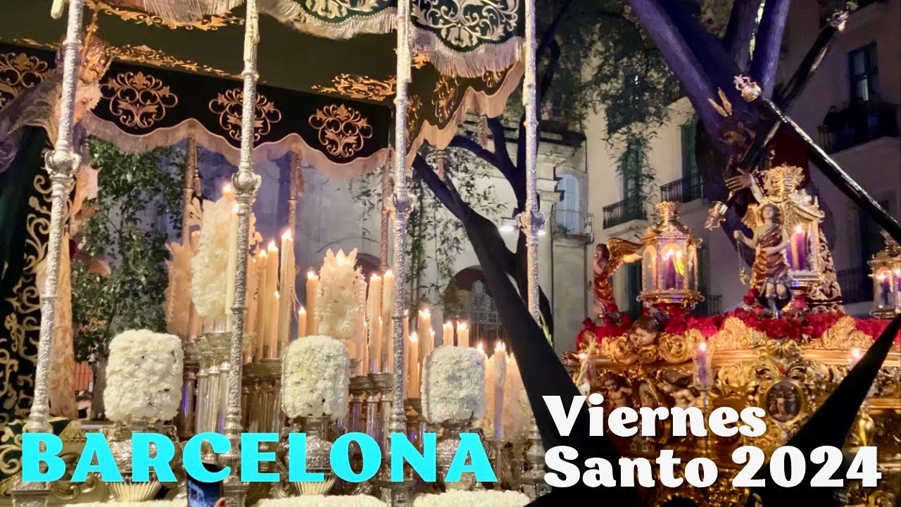 Barcelona Procesión de Viernes Santo 2024 | Semana Santa en España