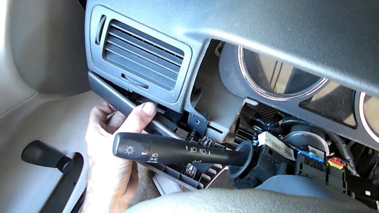Cobalt Multifunction Switch Removal