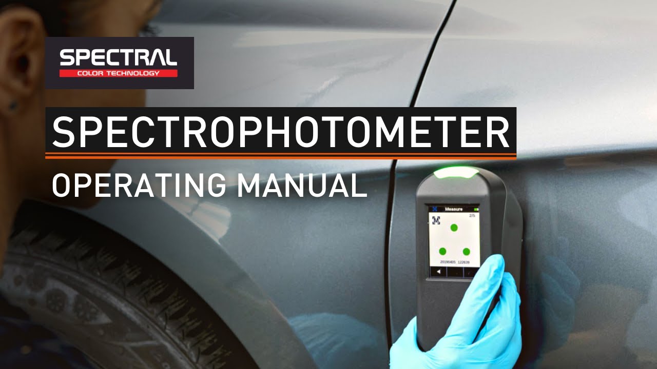 [EN] SPECTRAL Spectrophotometer Operating Manual