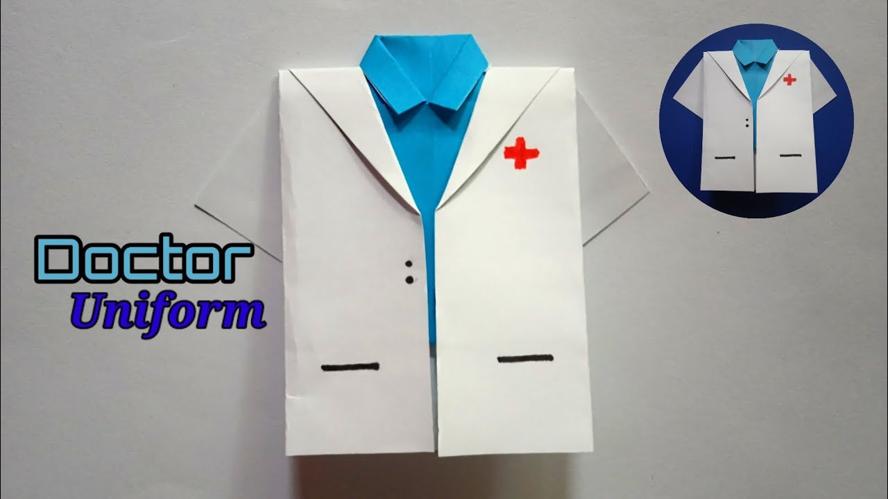 Origami Clothes || DOCTOR UNIFORM || How to Make Origami Doctor Uniform