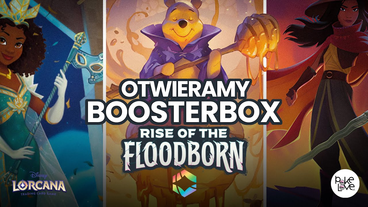 Otwieramy Booster Box Disney Lorcana Rise of Floodborn i trafiamy kartę Enchanted!!