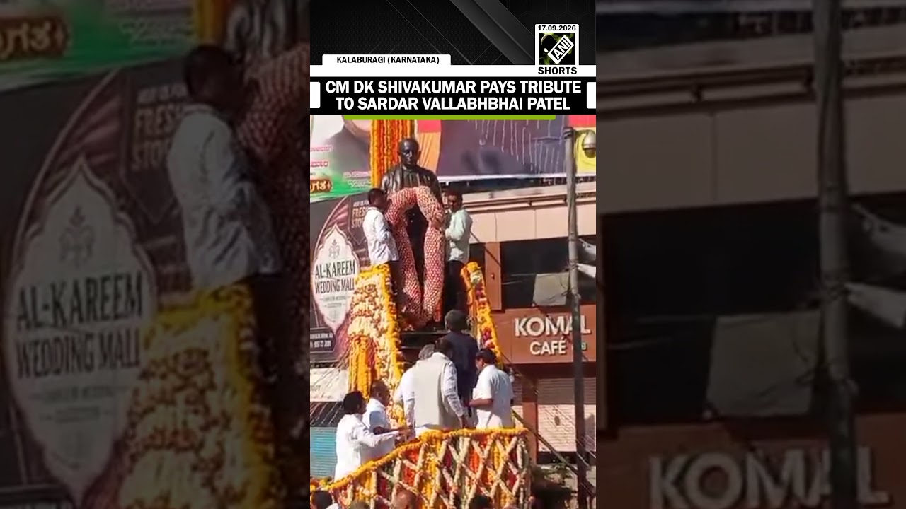 Kalyana Karnataka Utsav celebrations: K&rsquo;taka CM DKS pays tribute to Sardar Vallabhbhai Patel