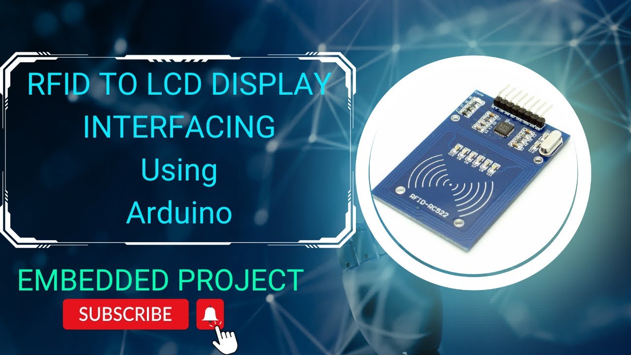 ||RFID TO LCD DISPLAY INTERFACING WITH ARDUINO UNO||RFID READER||ARDUINO UNO||16X2 LCD DISPLAY||
