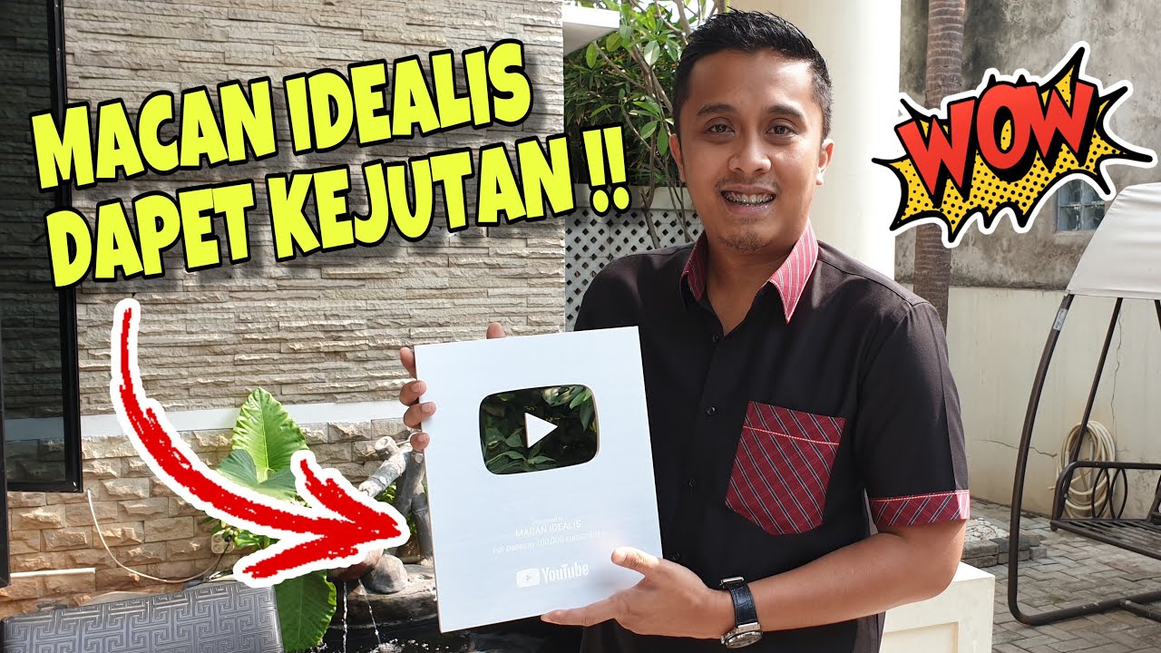 YEAYY !! Macan Idealis Dapet Penghargaan Dari Youtube, Silver Play Button