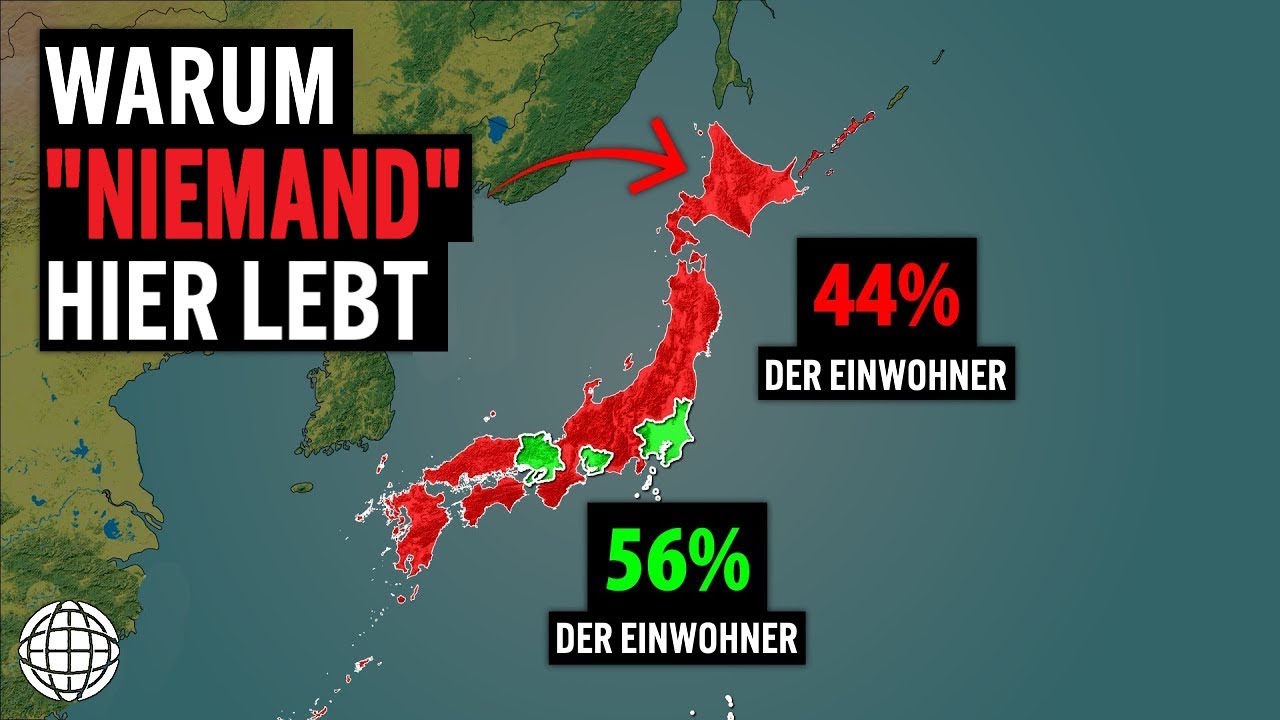 Warum leben die meisten Japaner nur in 3 Städten?