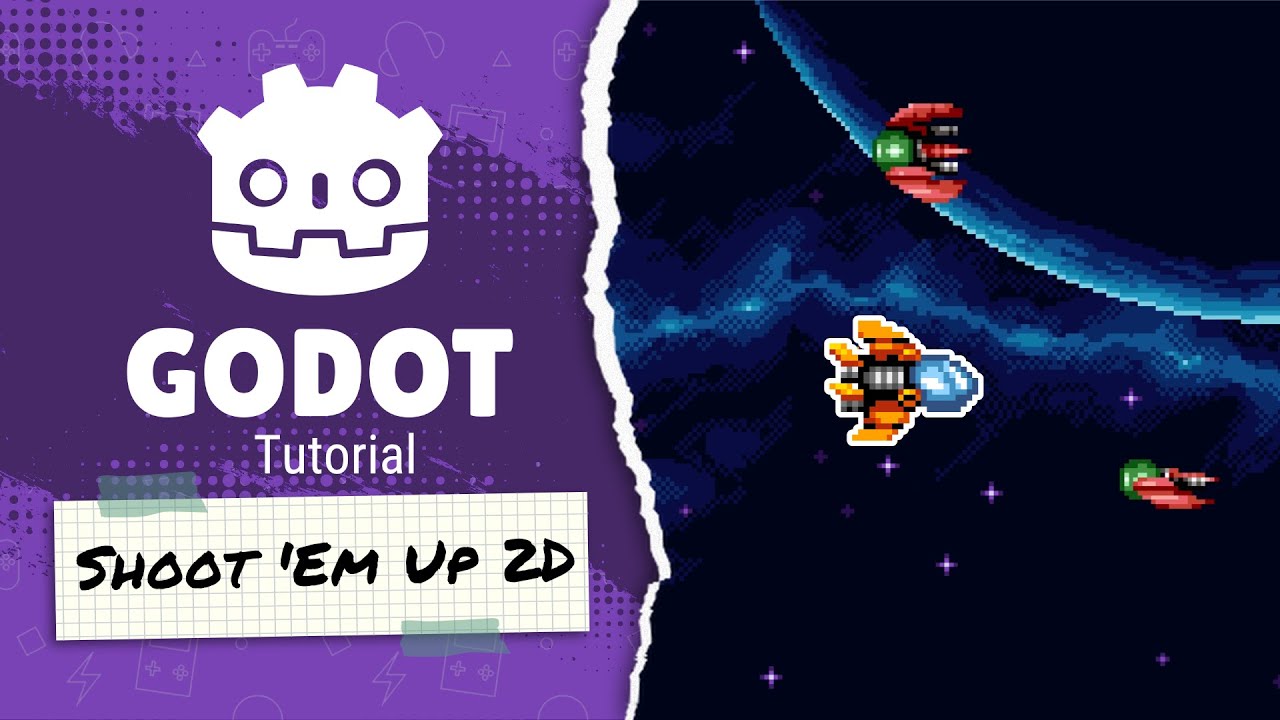 Crea tu Primer Juego en GODOT 4 [01] 💡 Shoot 'em Up 2D (Space Shooter)