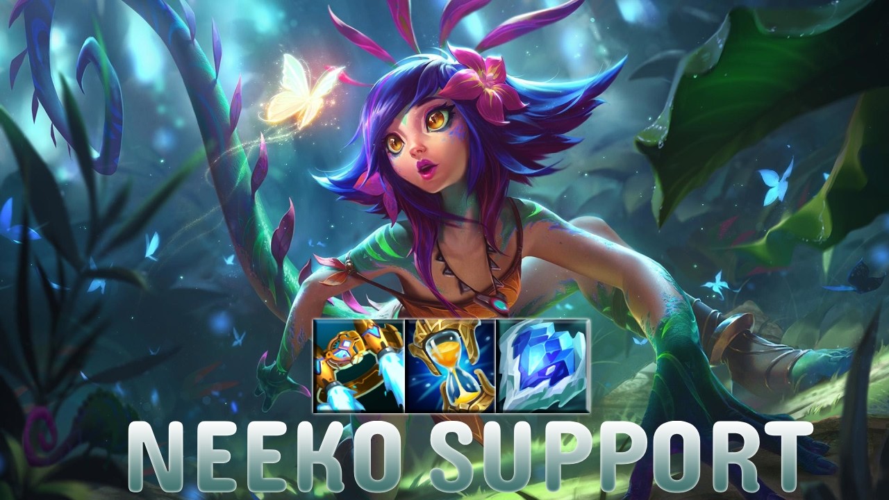 TRYING NEEKO SUPPORT!! TipsQy plays Neeko SUP vs Lux | Season 16