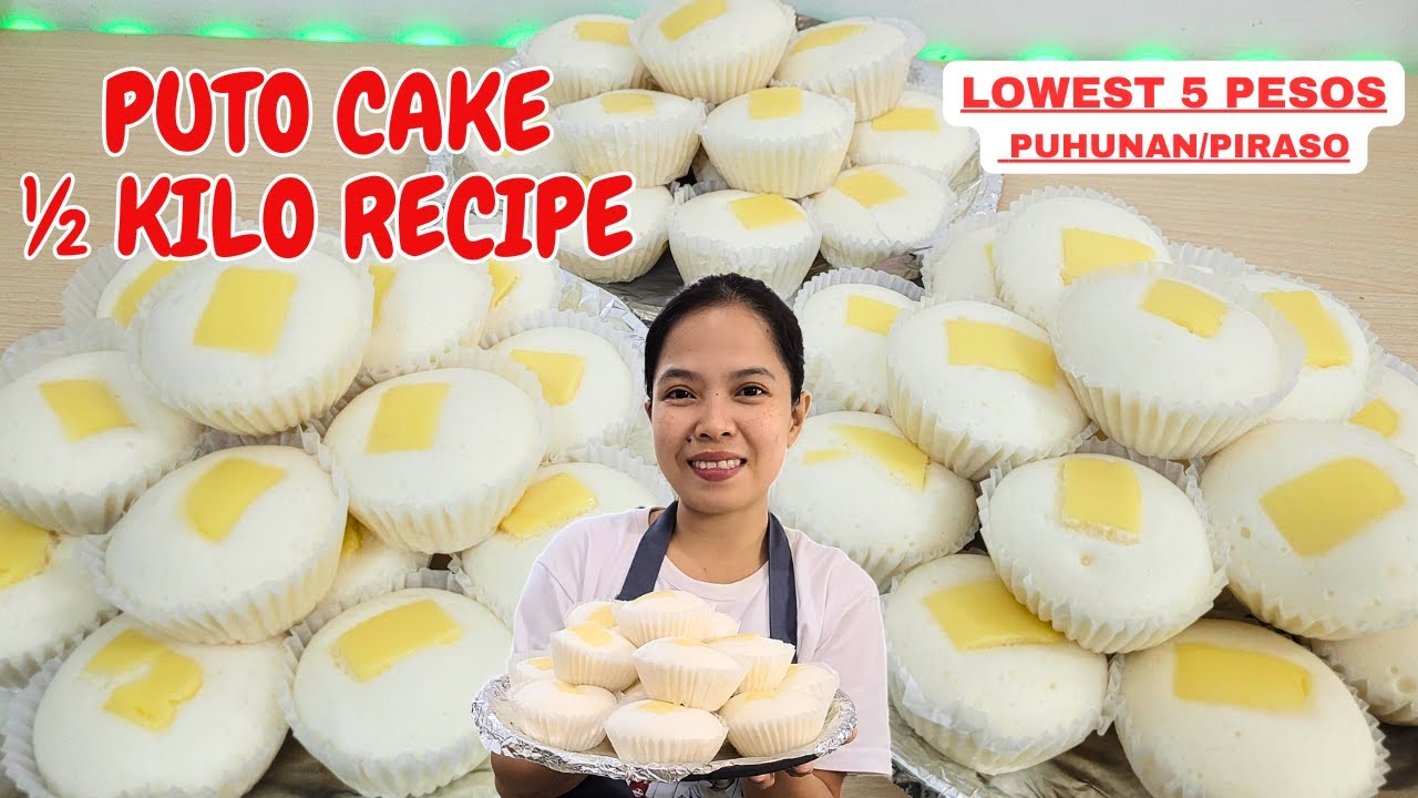 1/2 KILO PUTO CAKE RECIPE | ANG LAKI NG TUBO | Complete Costing | Tipid Tips atbp