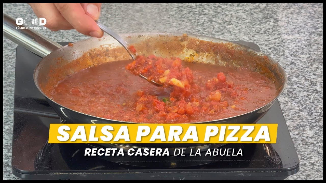 Salsa para Pizza Casera - Receta de la Abuela paso a paso 🍅🔥