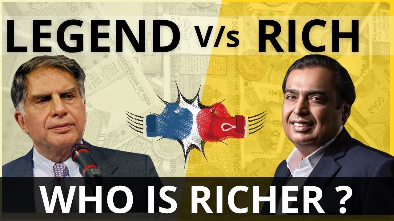 Ratan Tata vs Mukesh Ambani | Who is Richer? | Tata vs Ambani Net Worth | Business Case Study
