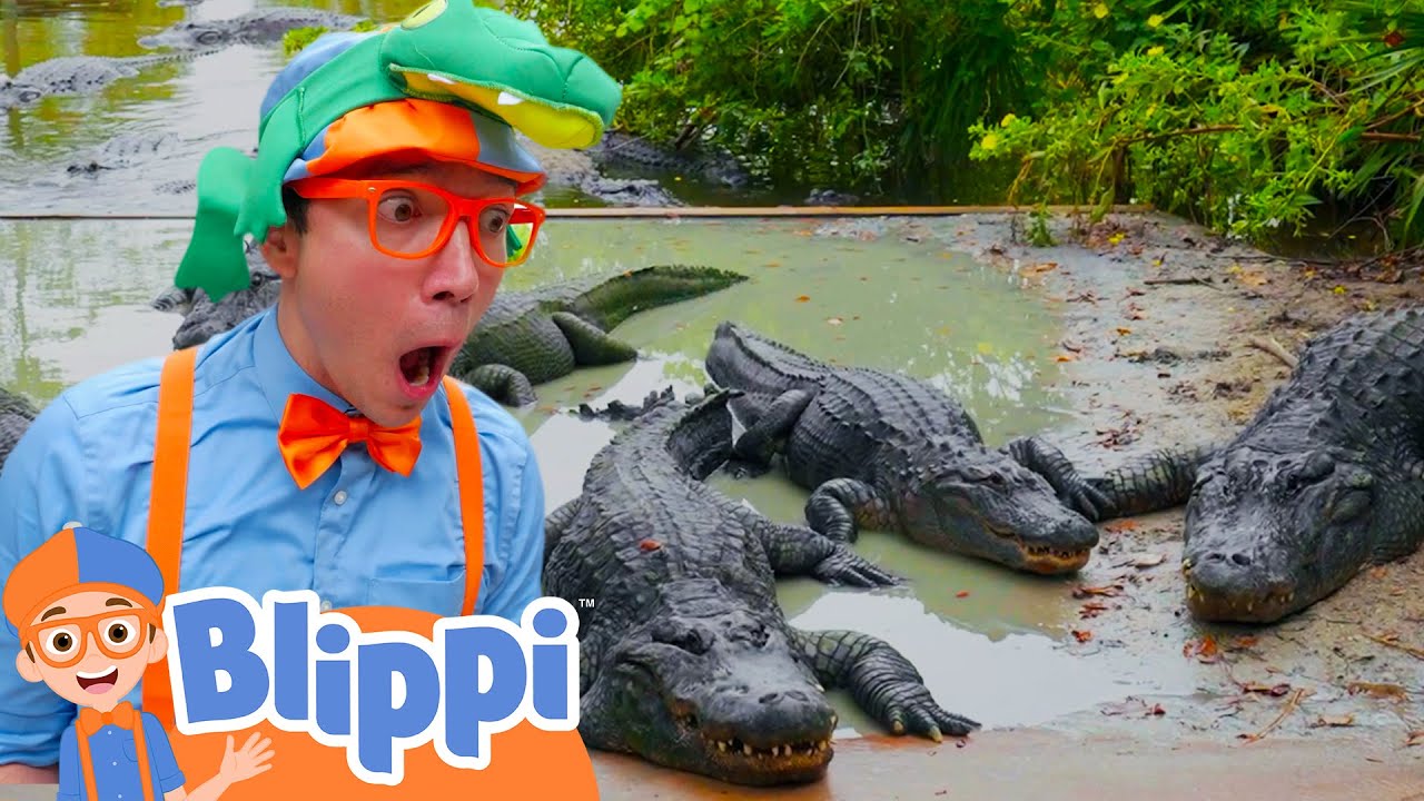 🎃 Blippi Goes Trick or Treating with Alligators! 🐊 | Blippi | Moonbug Kids - Back To School