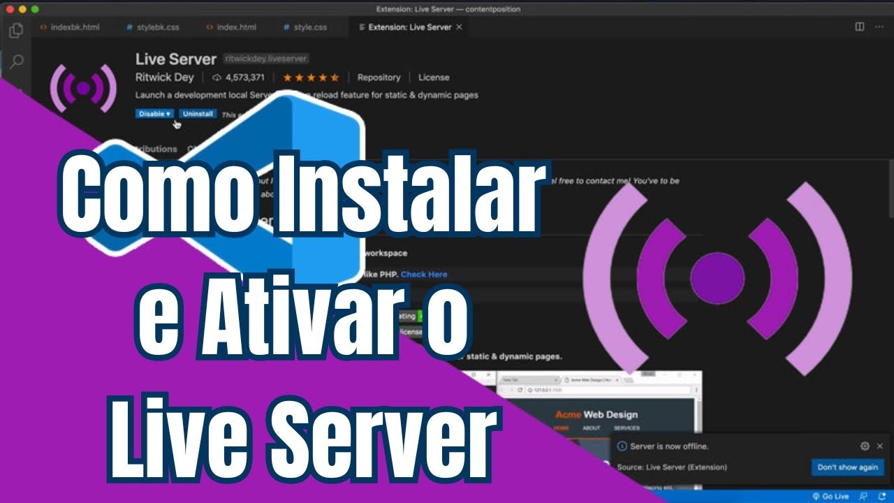🔧✨ Como Instalar E Ativar O Live Server No VS Code | Code Dev 💻💡