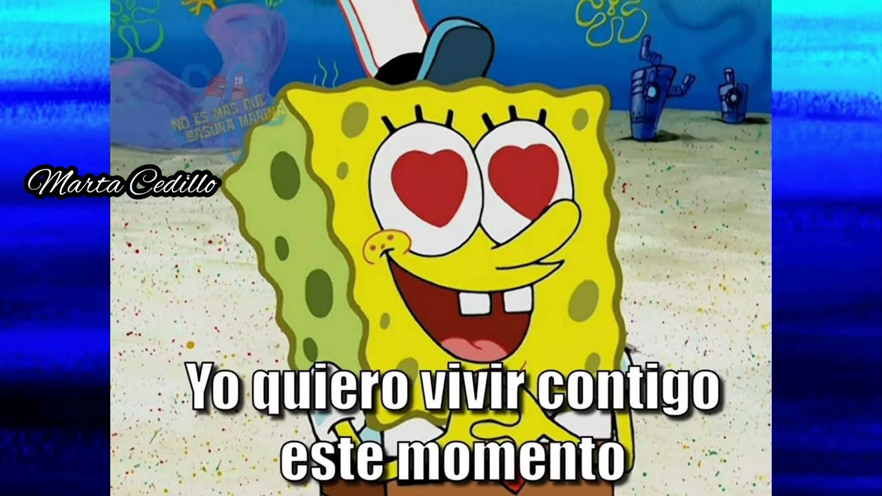 Si tú me quisieras | Mon Laferte | Recreación con frames de Bob Esponja