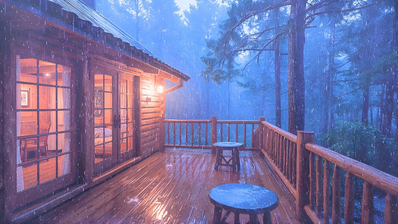 While the Storm Rages Outside, This Cabin Feels Safe