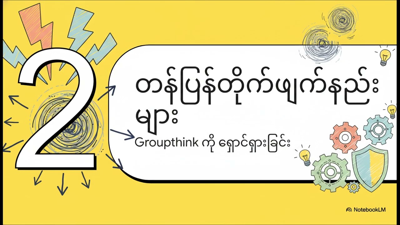 Group Thinking အုပ်စုဖွဲ့ ဆုံးဖြတ်ခြင်း