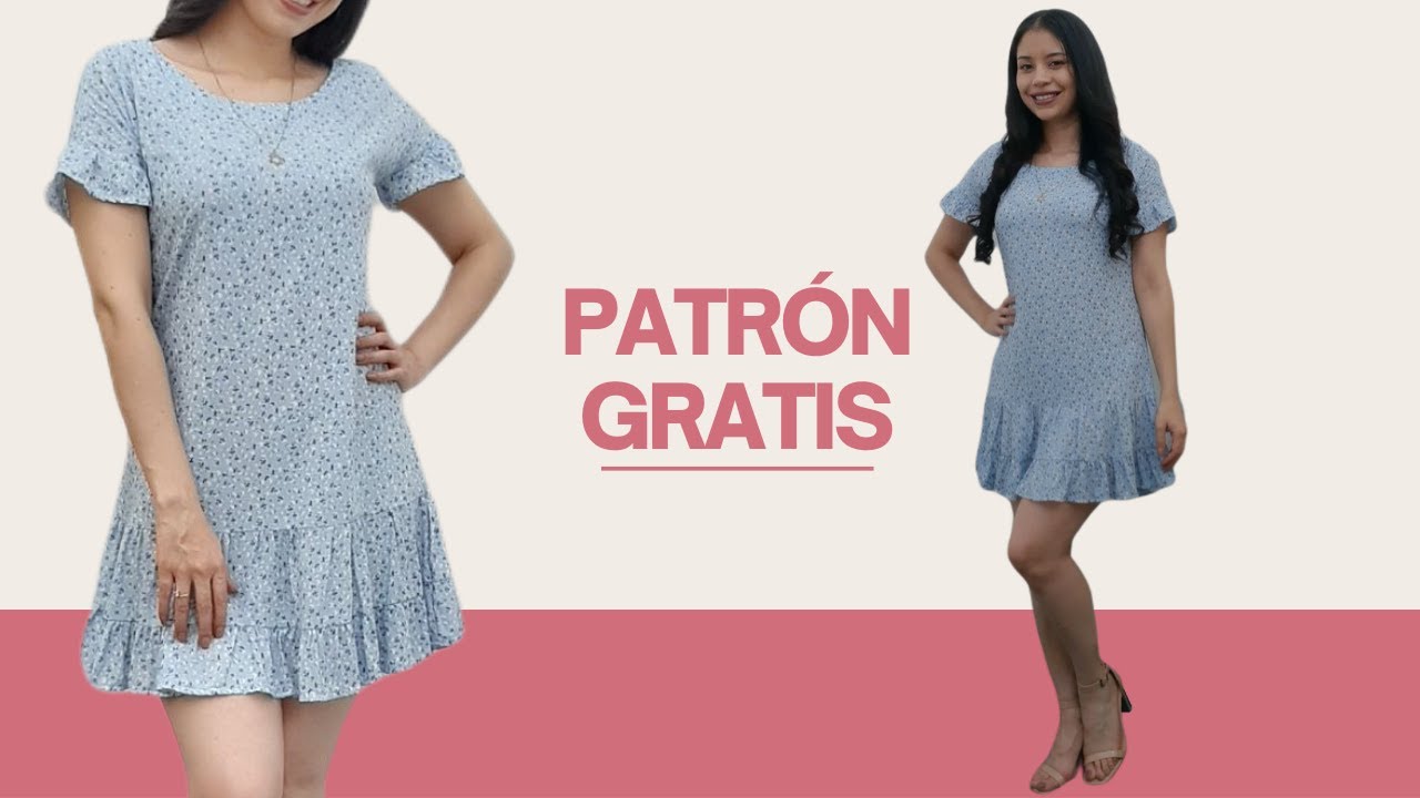 VESTIDO CASUAL DE ARANDELAS/Corte y confección/Paso a paso