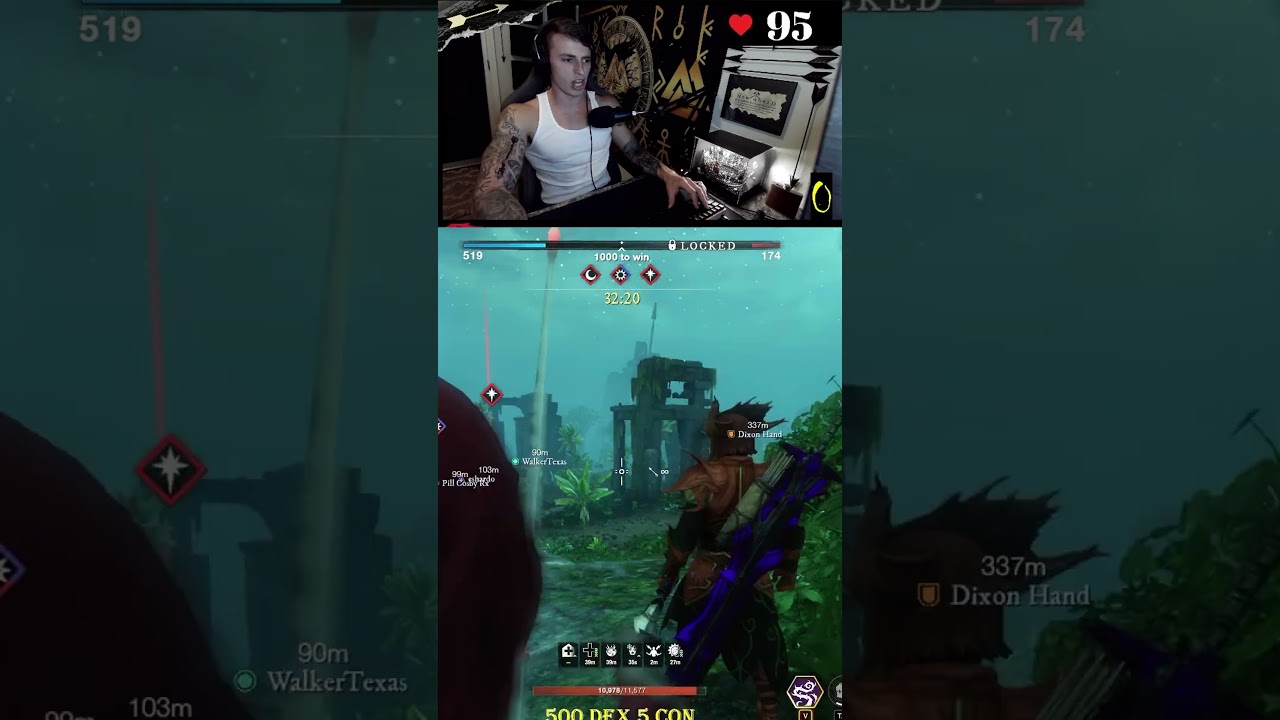 HIDING IN PLAIN SIGHT. NEW WORLD BOW/RAPIER PVP. THE ELF BUILD