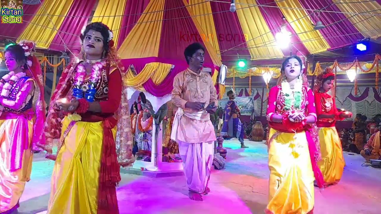 মঙ্গল দীপ জ্বেলে | Mangal deep jwele | radha nam/horibol | soma pakhira kirtansona