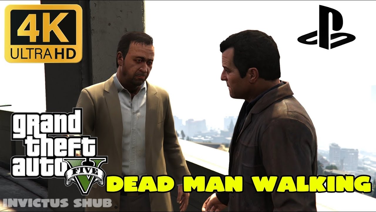 GTA V Dead Man Walking: 100% Gold Medal No Damage | PS5 4K 60FPS