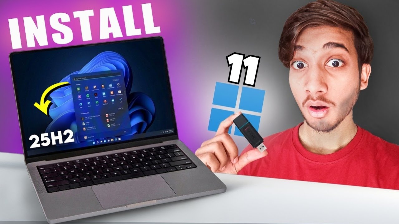 Windows 11 25H2 Free! Complete Download & Installation⚡ Step by Step | Clean Install