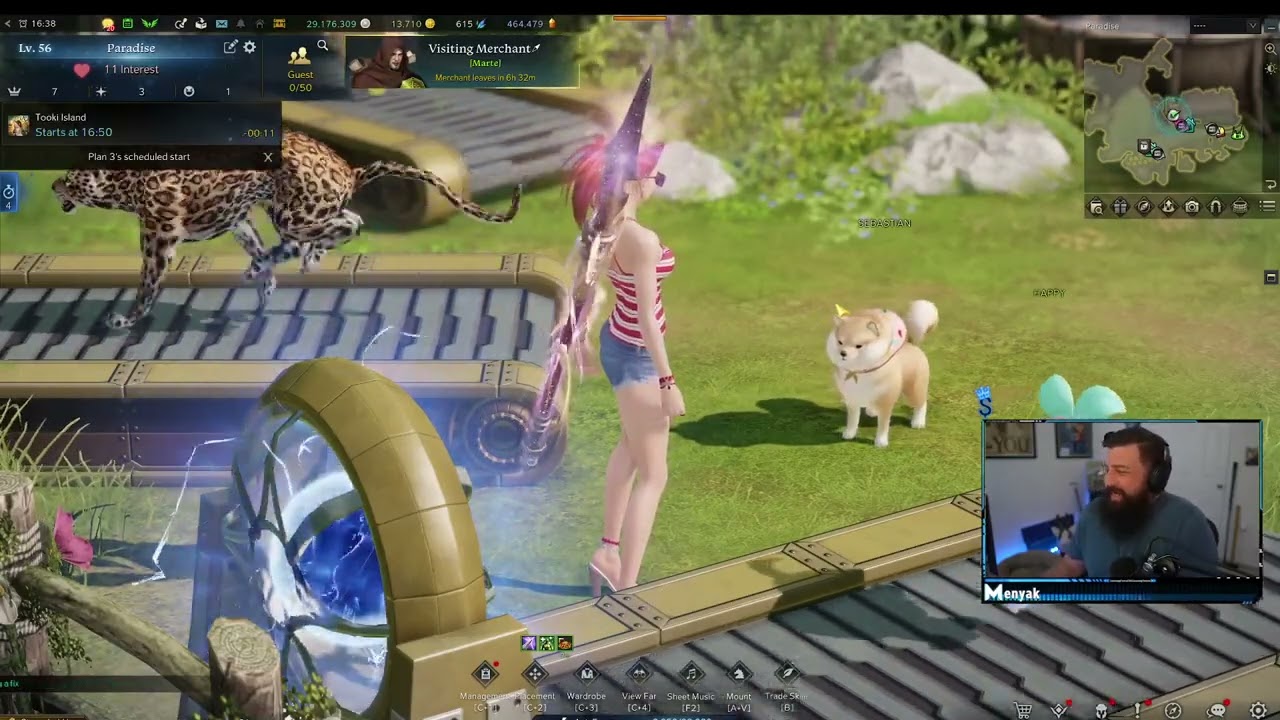DatModz Pet Ranch Mokoko Pet Doing Naruto Run Lost Ark