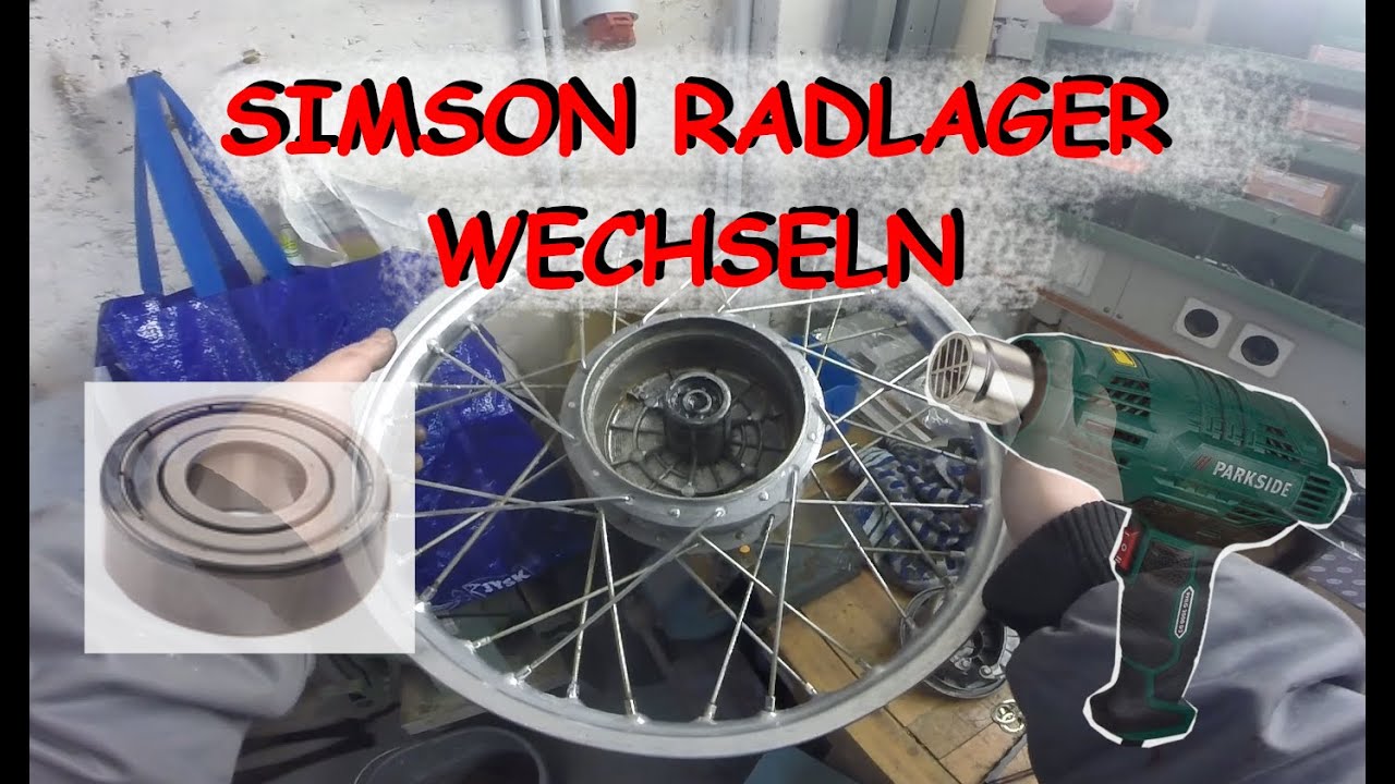 SIMSON S51 S50 | Radlager wechseln | Radnarbe überprüfen | ELL KOLBEN